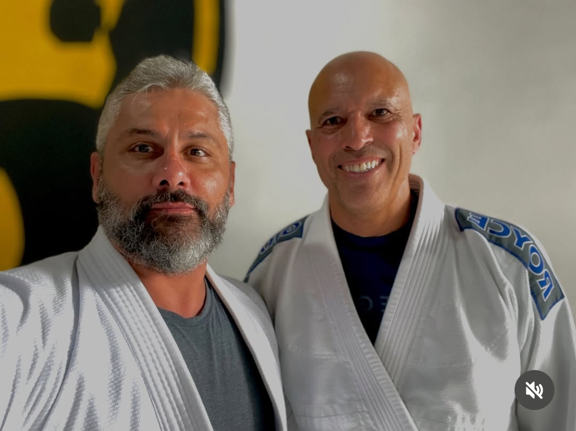 Luis Otávio com Royce Gracie